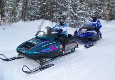 Enjoy a network of snowmobile trails in Price County, Wisconsin